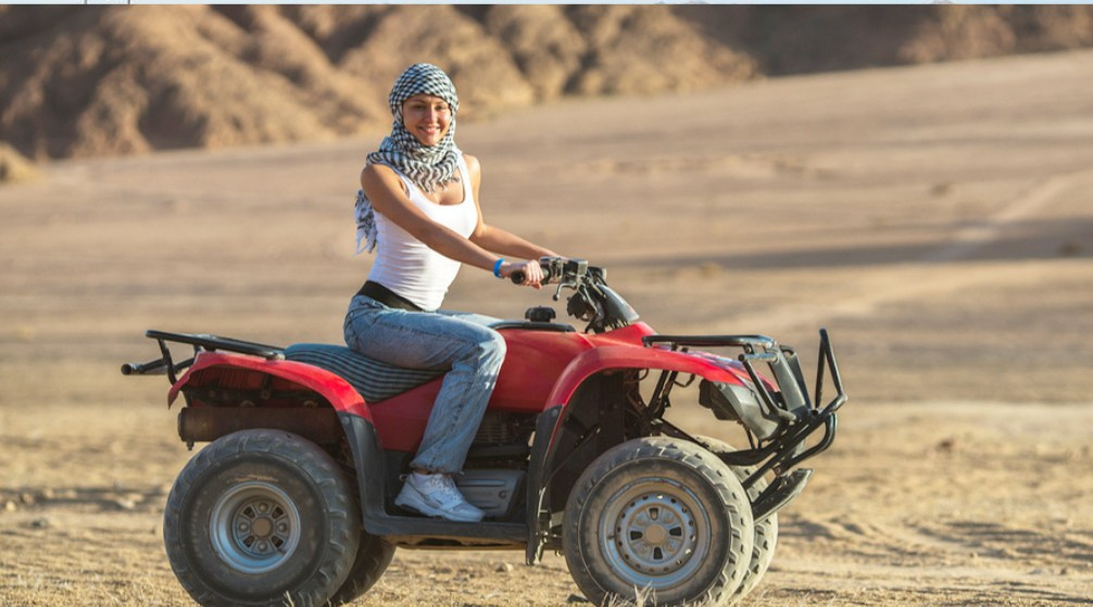 Desert Safari Sunset excursion by ATV Quad from El Quseir