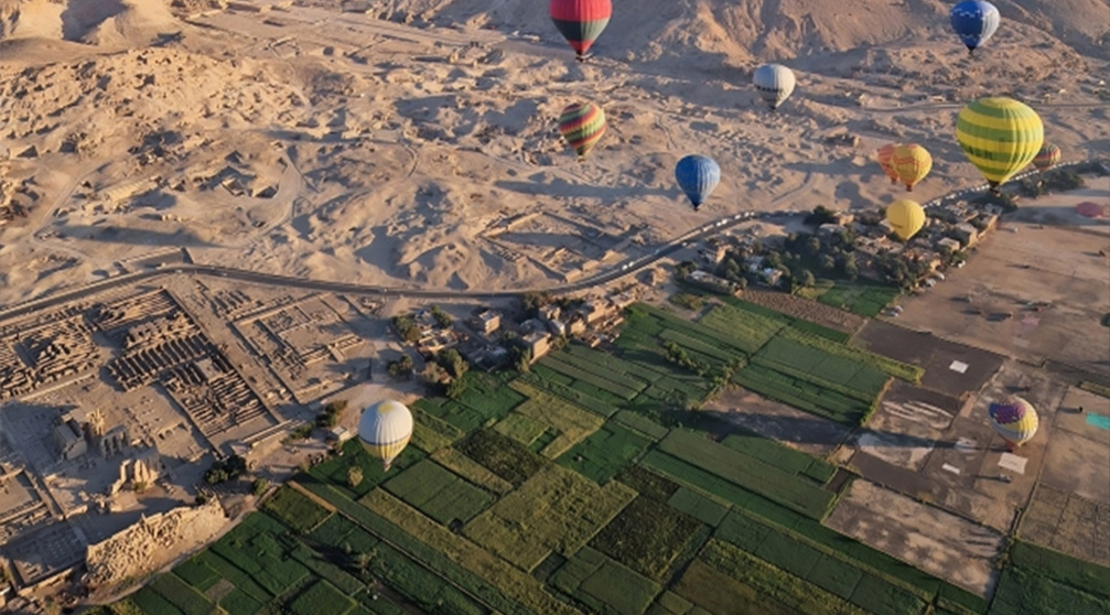 Heißluftballonfahrt Luxor