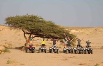 Desert Safari Sunset excursion by ATV Quad from El Quseir