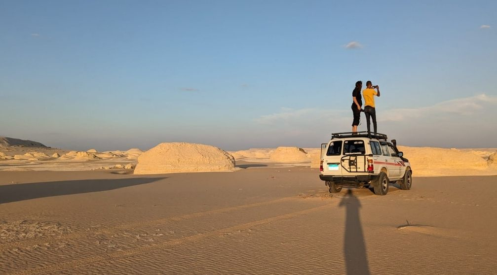 Excursão de 2 dias ao Deserto Branco e ao Oásis de Bahariya saindo do Cairo