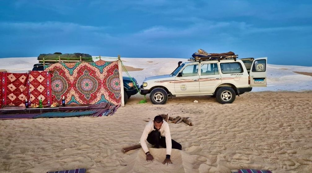 Excursão de 2 dias ao Deserto Branco e ao Oásis de Bahariya saindo do Cairo